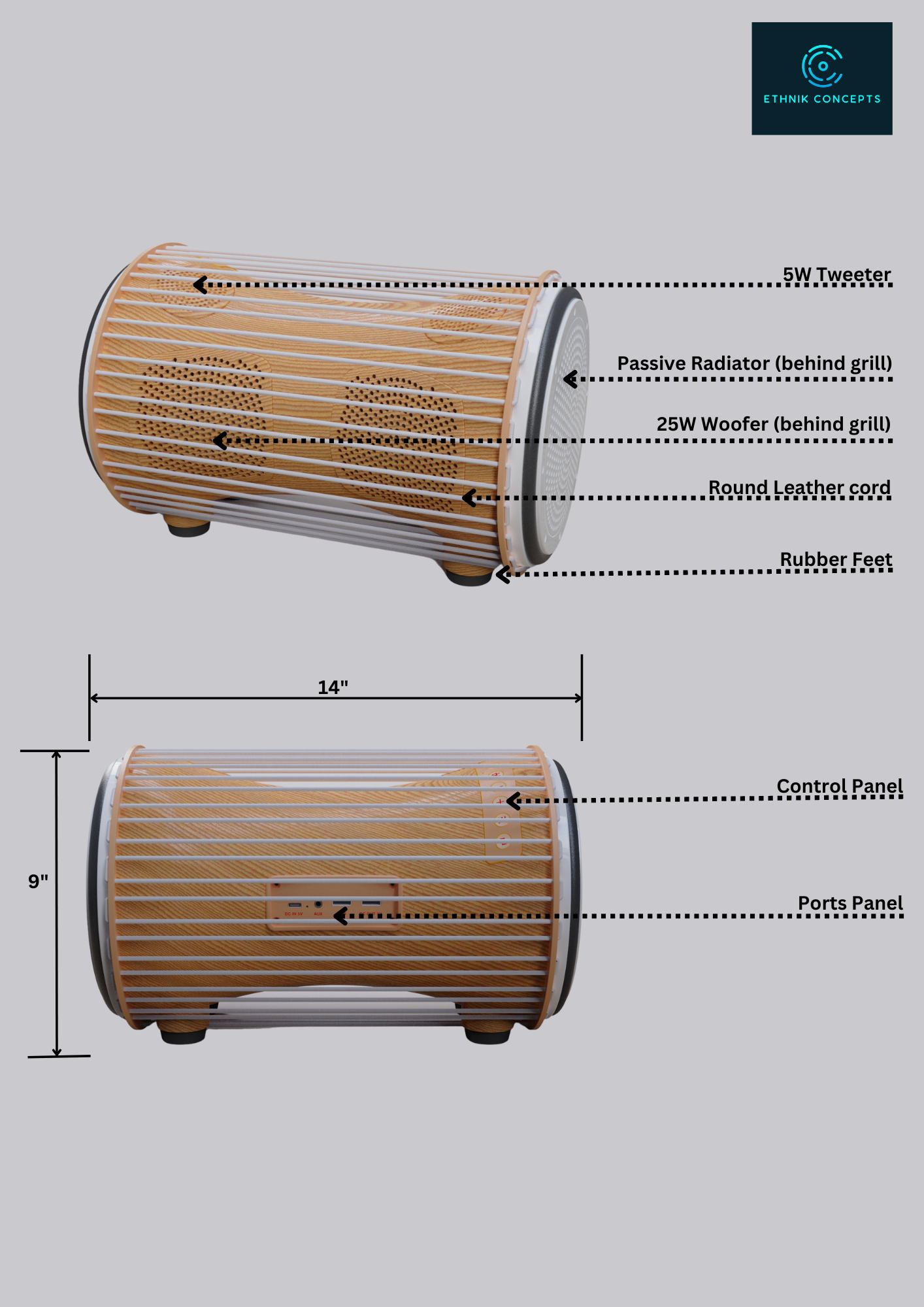 Talking Drum Bluetooth Speaker