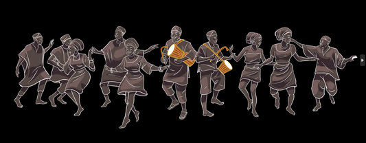 Talking Drum Digital Art - Village Celebration